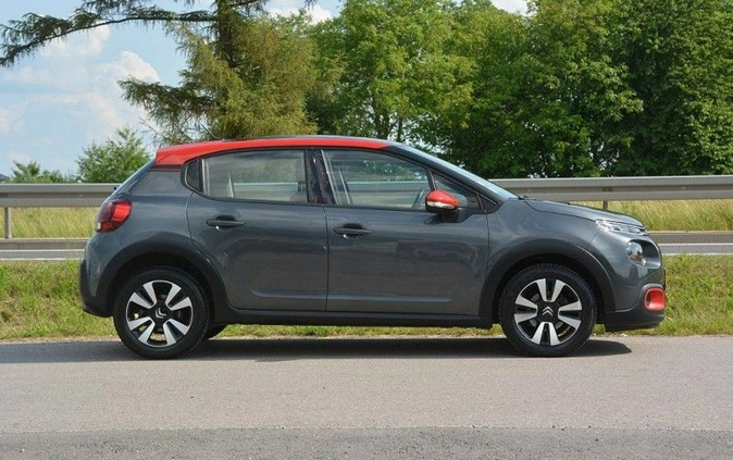 Citroen C3 cena 49300 przebieg: 87007, rok produkcji 2017 z Nekla małe 379